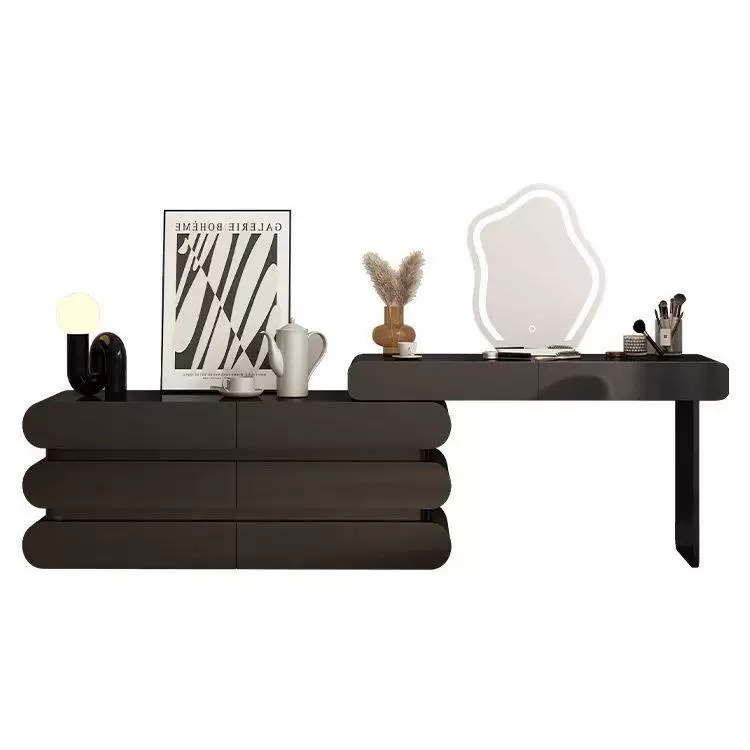 Élan CloudGlow Solid Wood Dressing Table