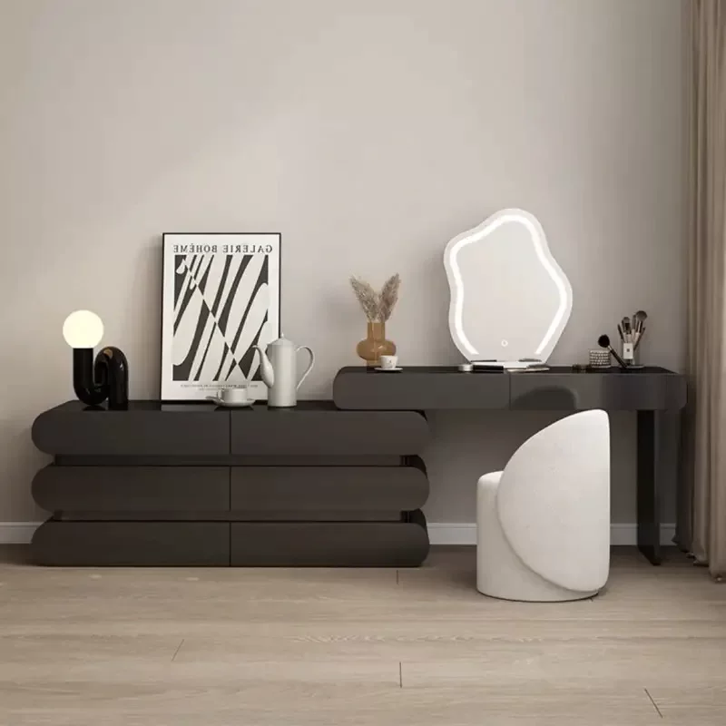 Élan CloudGlow Solid Wood Dressing Table