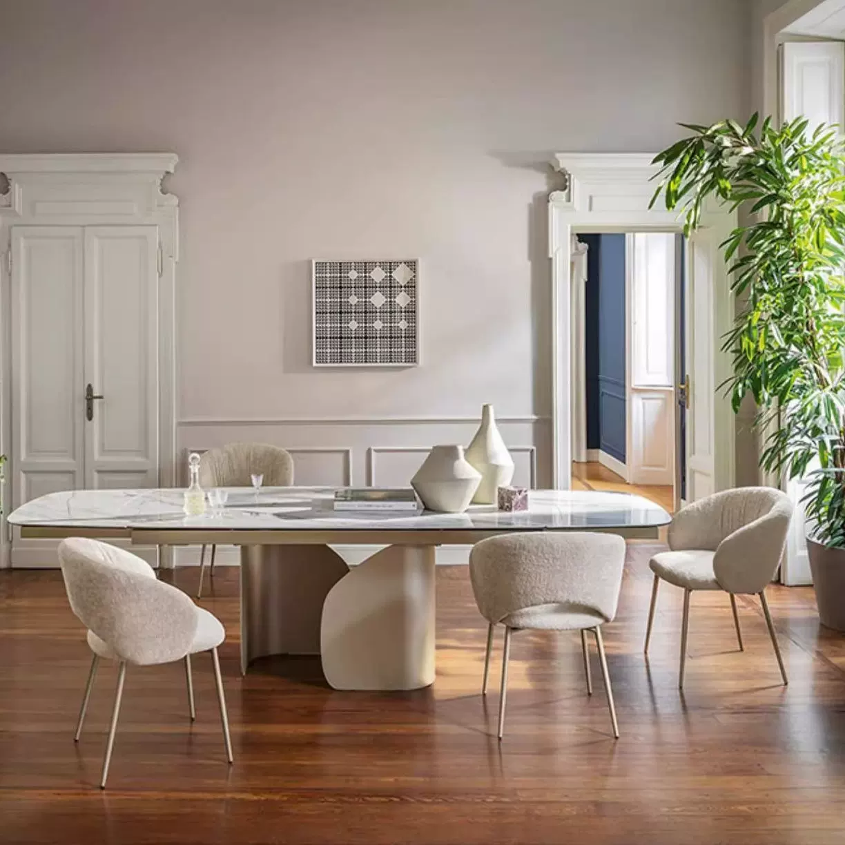MEGASUN Arc Comfort Dining Chair