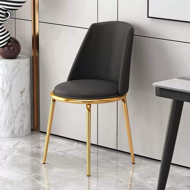 Aurora Luxe Gold Dining Chair
