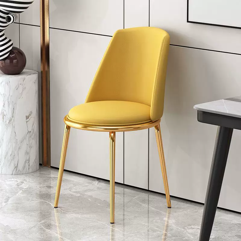 Aurora Luxe Gold Dining Chair