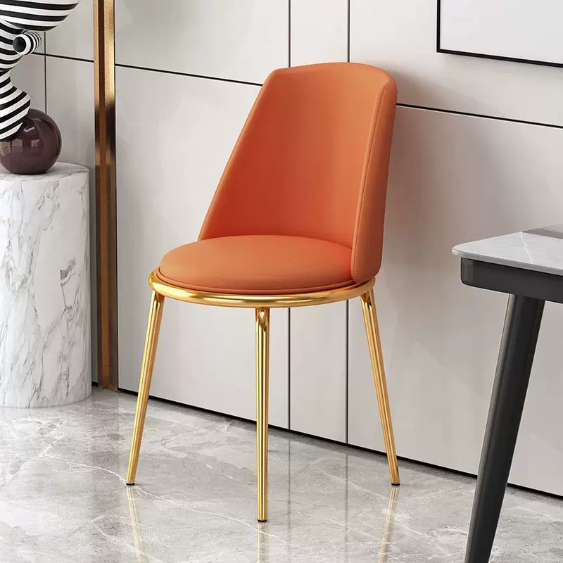 Aurora Luxe Gold Dining Chair