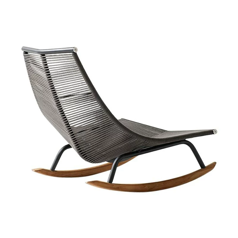 Slow Life Nordic Rope Rocking Lounge Chair